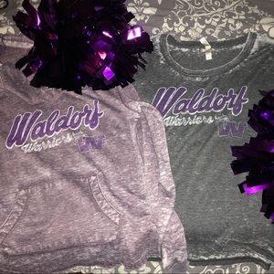 Waldorf University Women’s shirts and pom poms